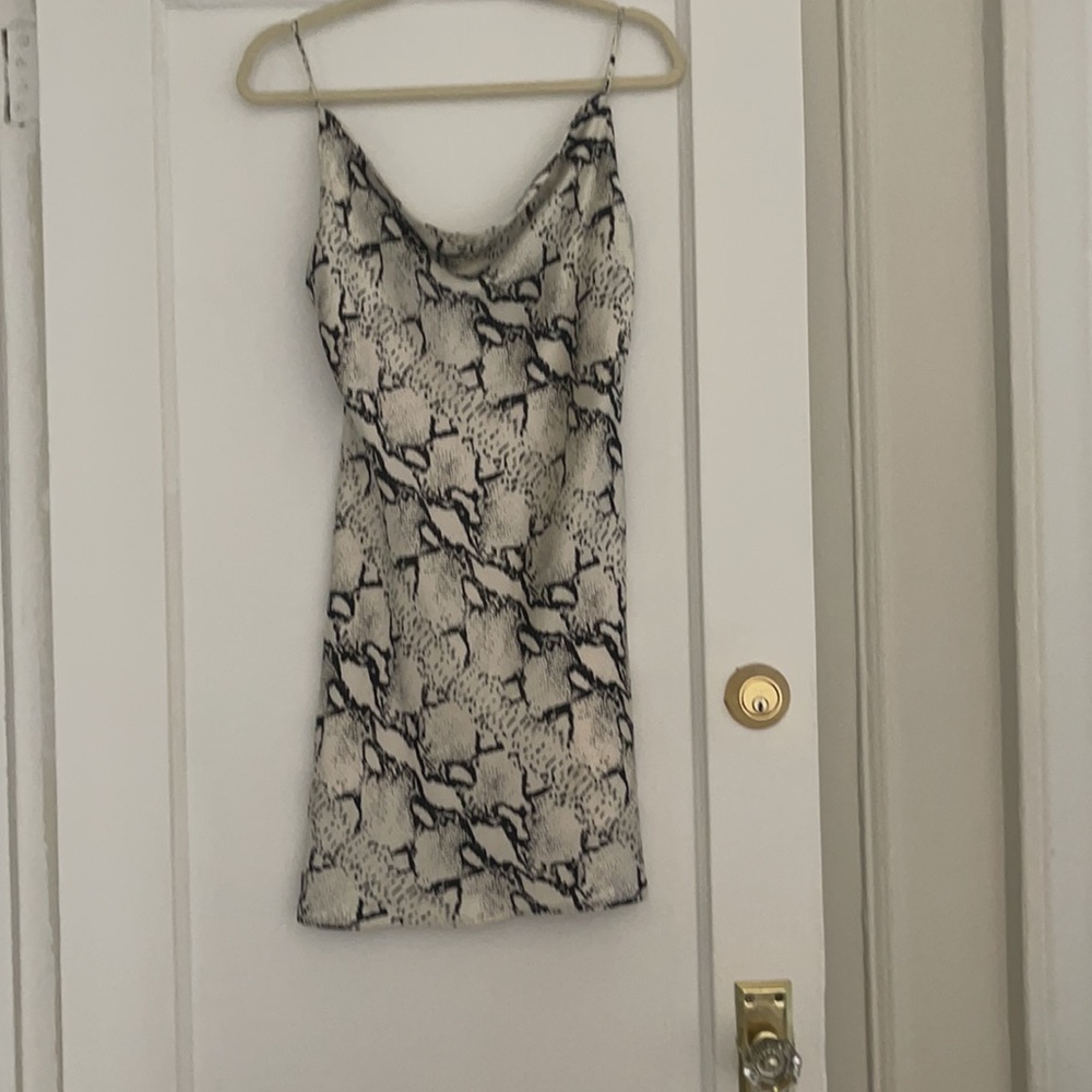 Satin silk dress